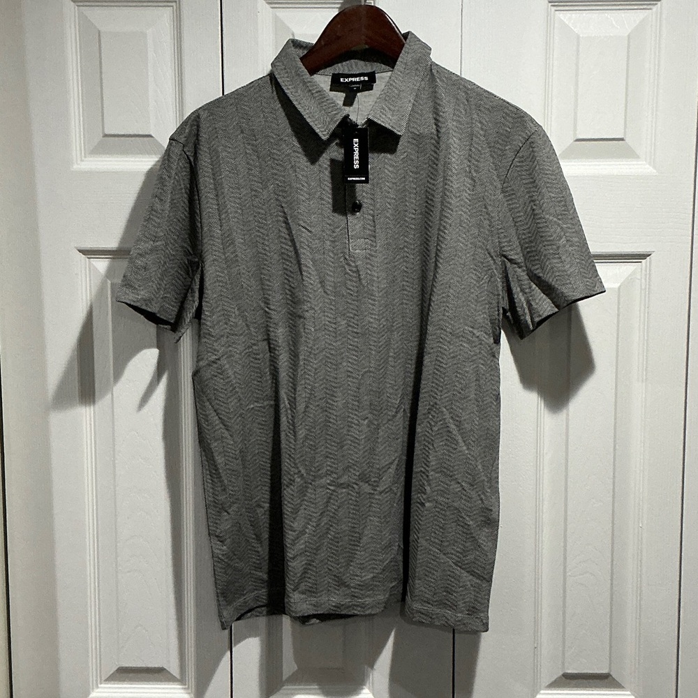 Gray Men's Polo Shirt